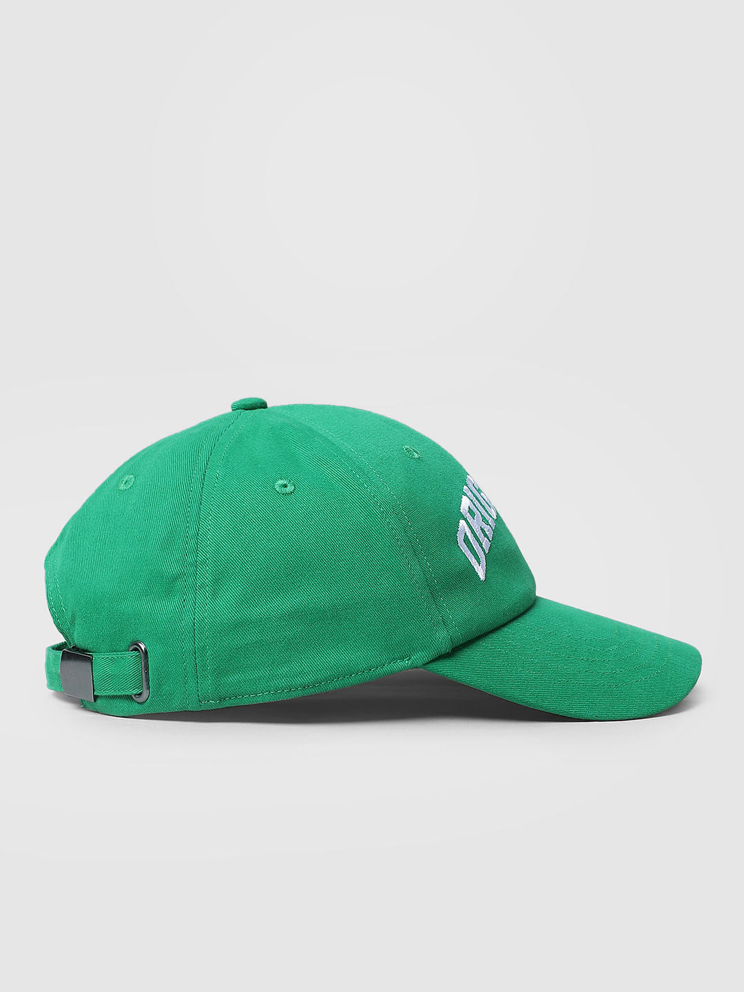 Green Logo Print Cap
