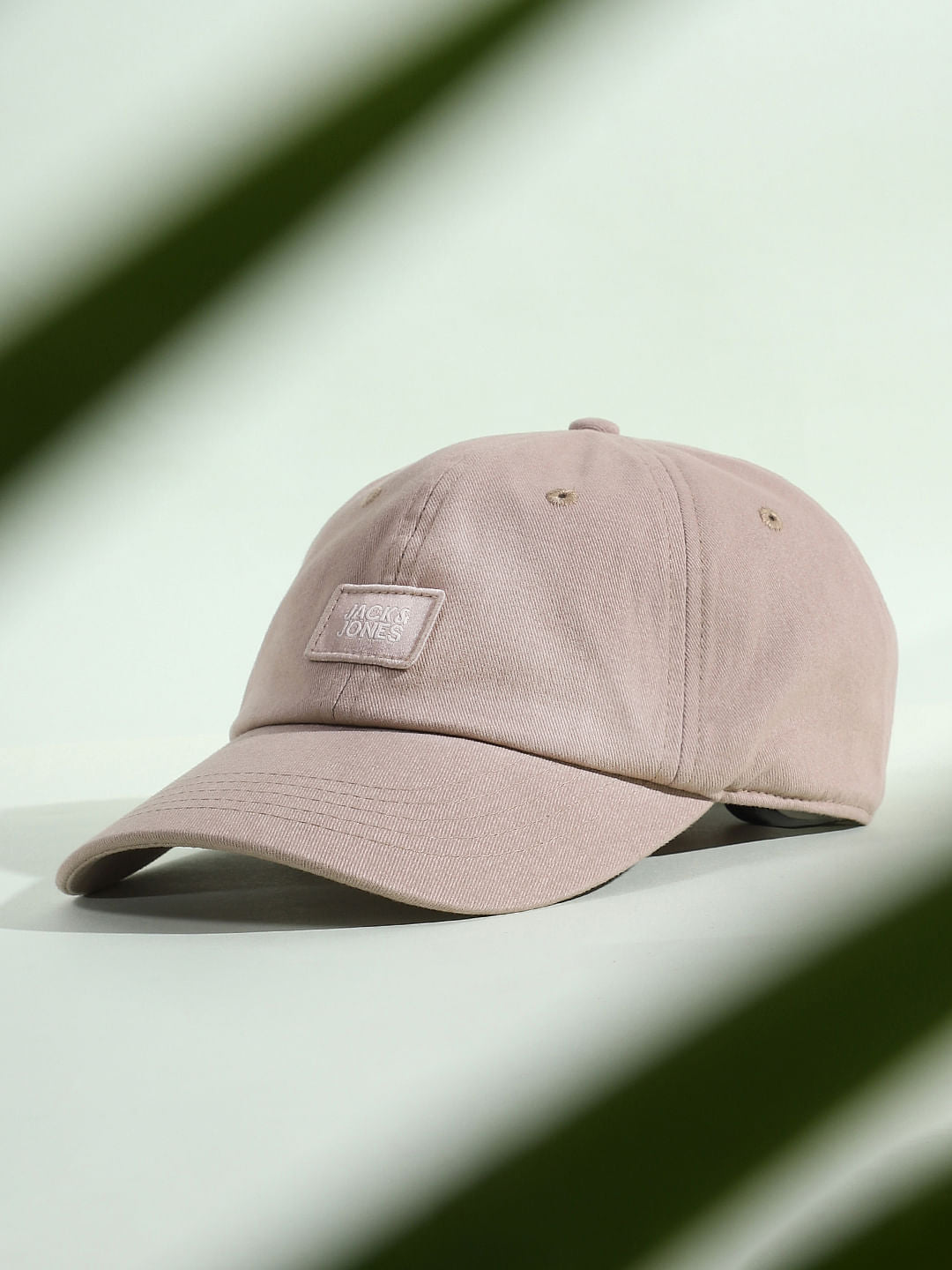 Dark Beige Embroidered Badge Baseball Cap - ONE