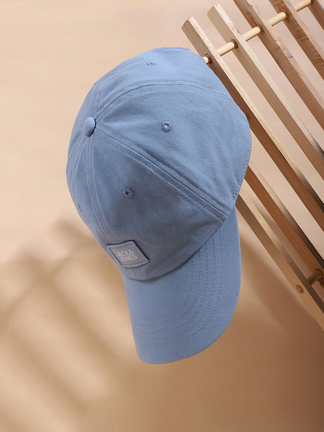 Blue Embroidered Badge Baseball Cap - ONE