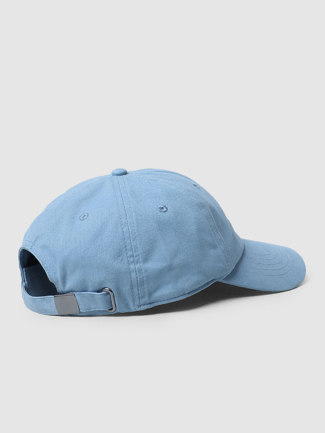 Blue Embroidered Badge Baseball Cap