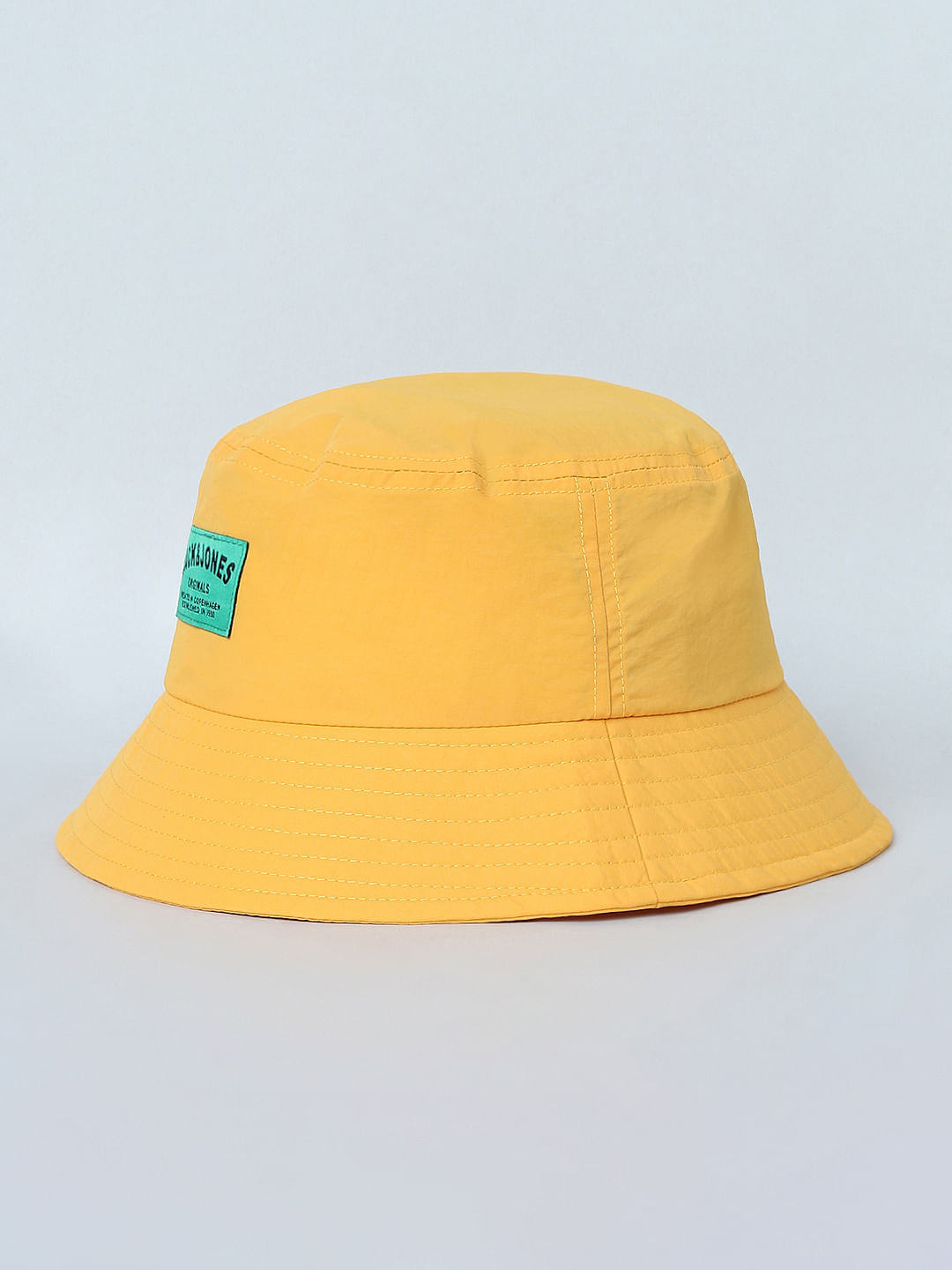 Orange Patch Branding Bucket Hat