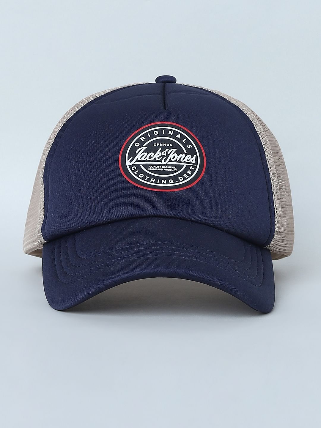 Blue Patch Branding Mesh Baseball Cap