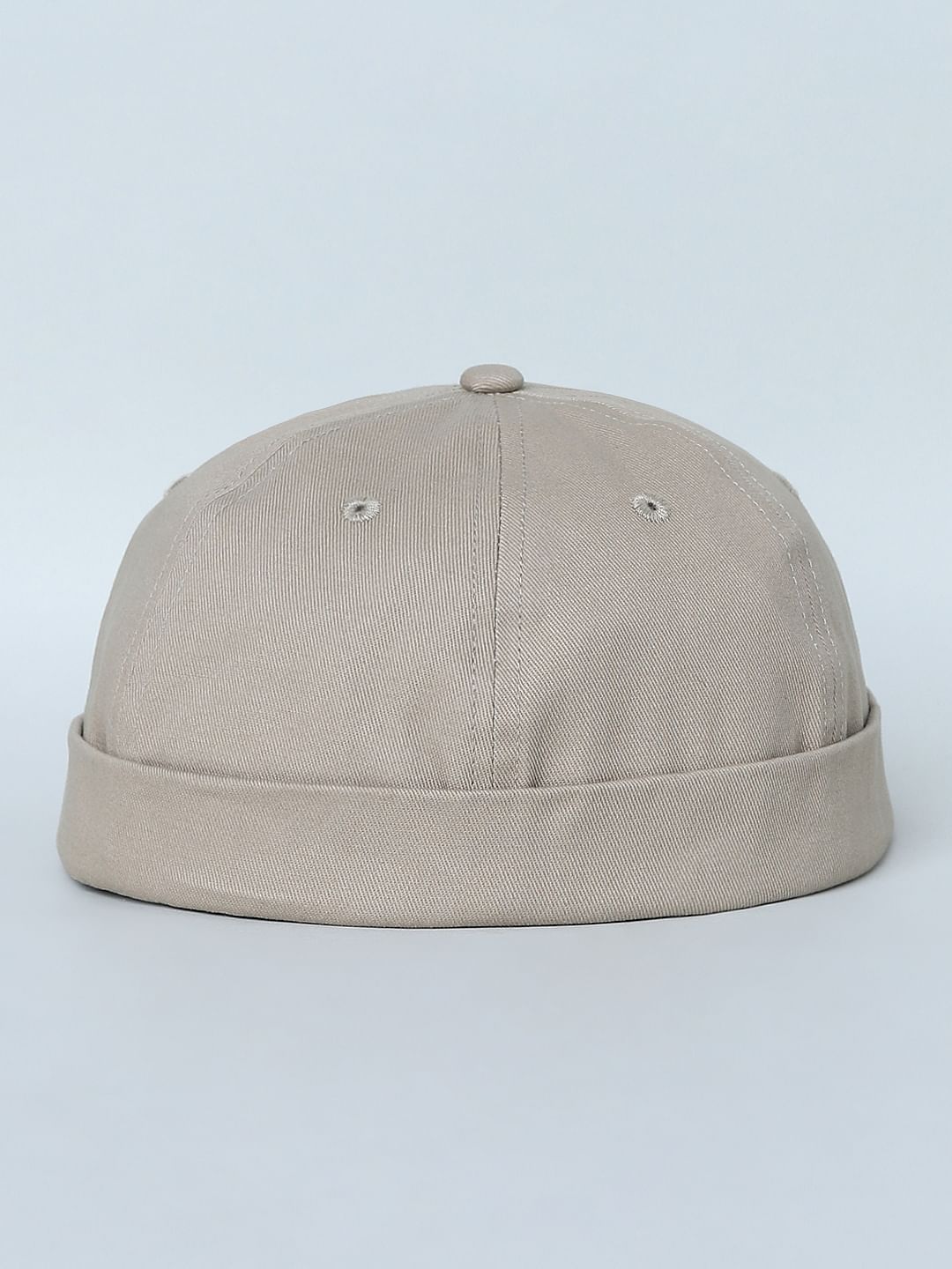 Beige Roll Hat