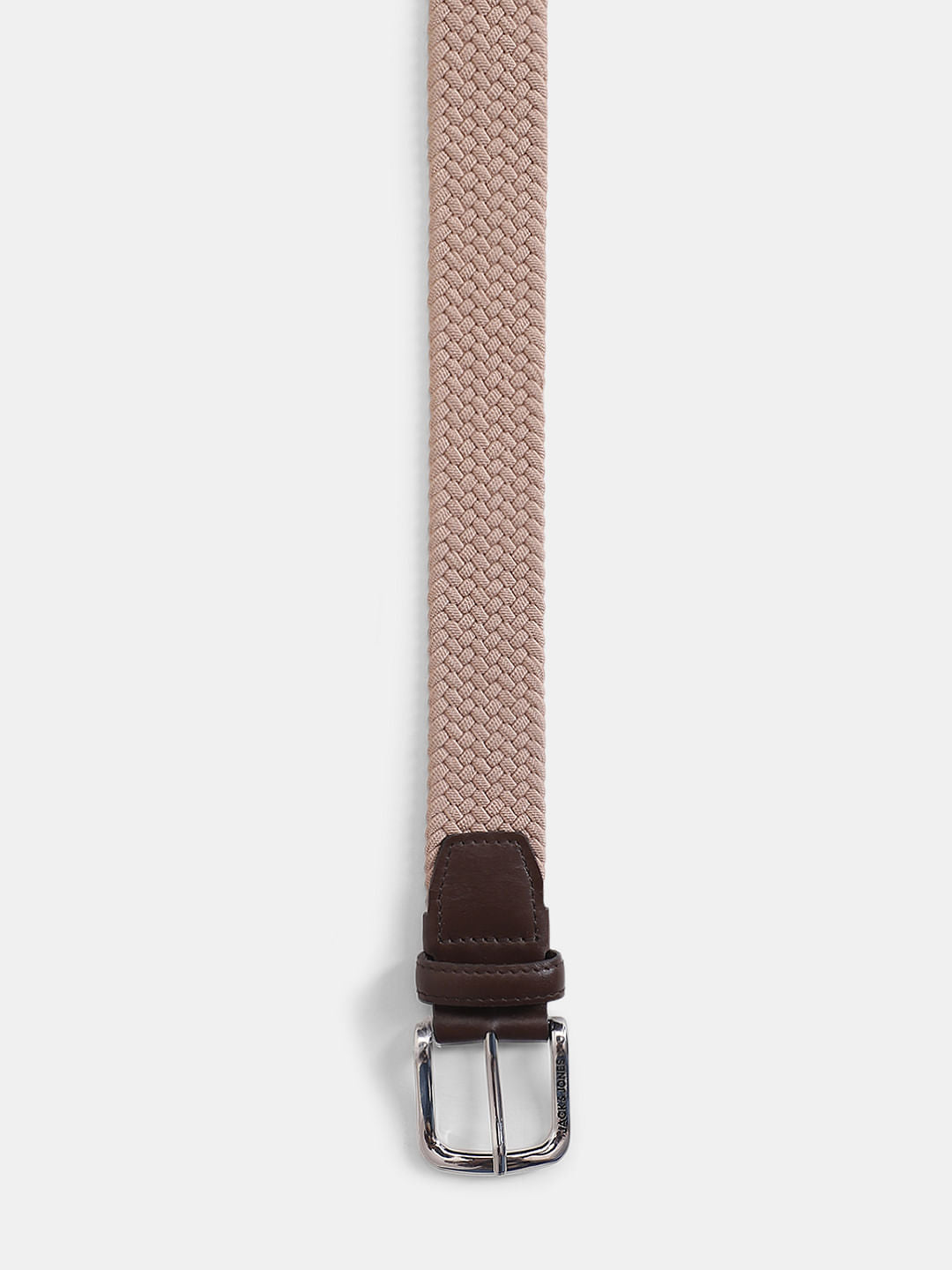 Light Brown Braided Belt