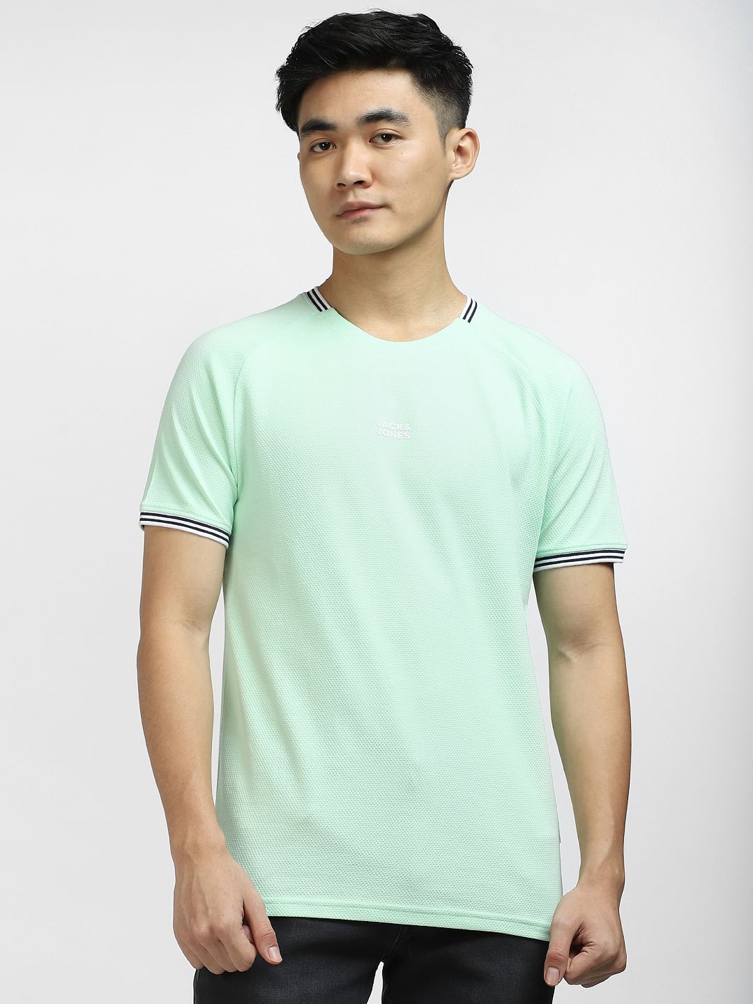 Light Green Crew Neck T-shirt