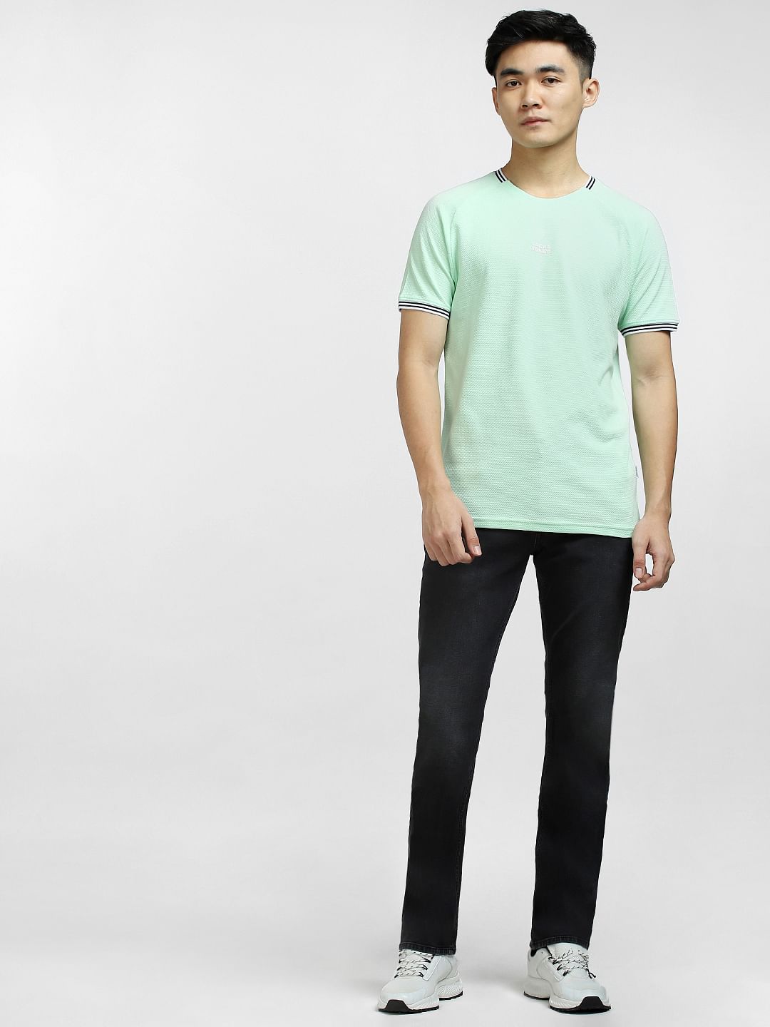 Light Green Crew Neck T-shirt