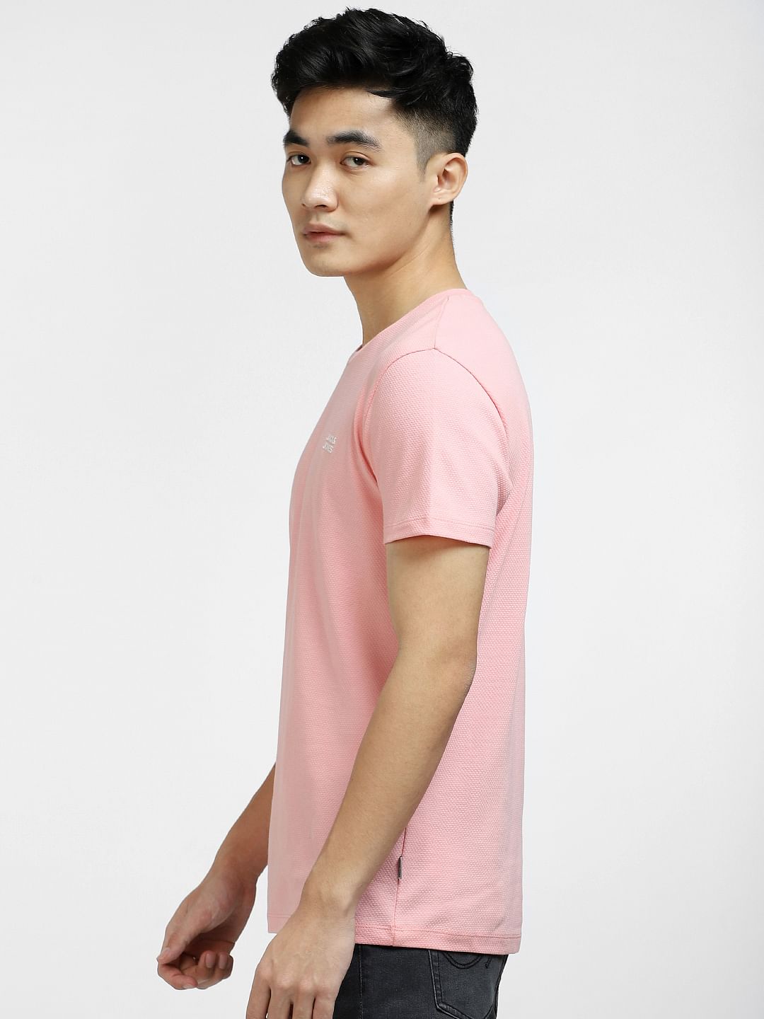 Light Pink Crew Neck T-shirt