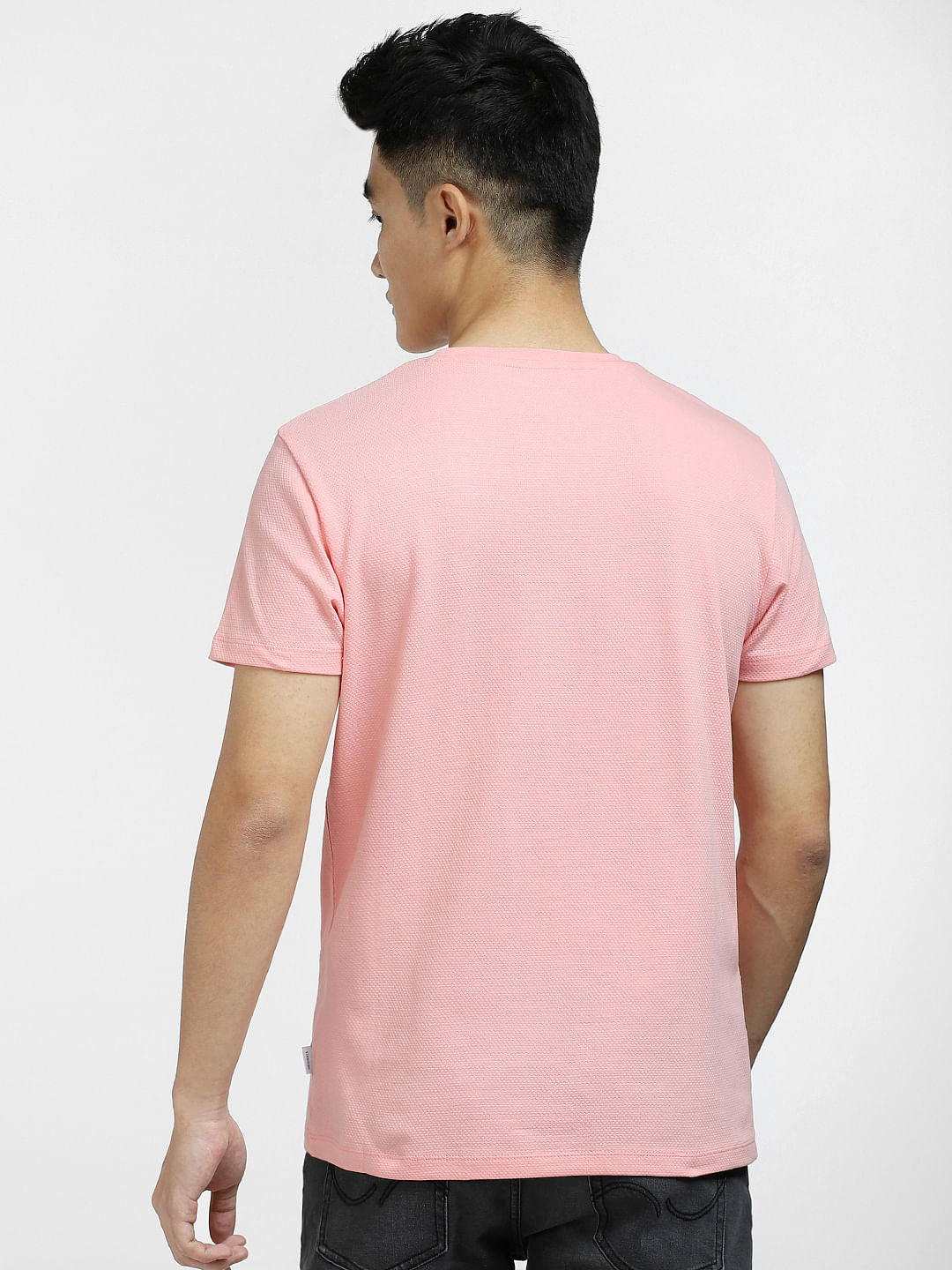 Light Pink Crew Neck T-shirt
