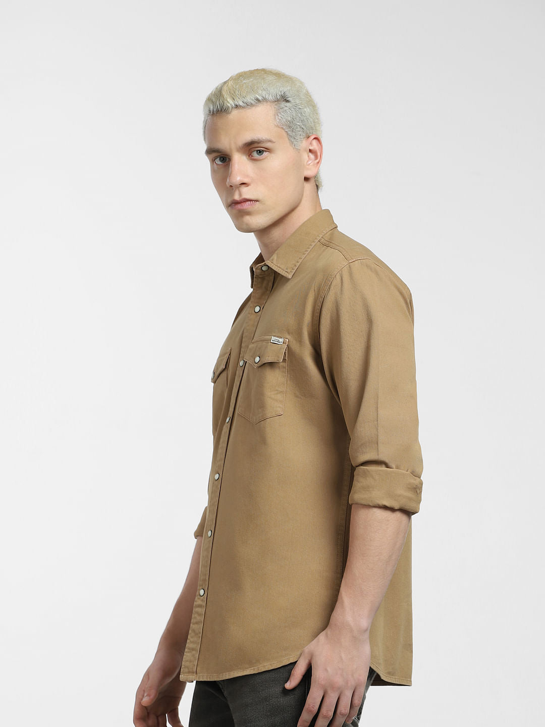 Brown Full Sleeves Shirt