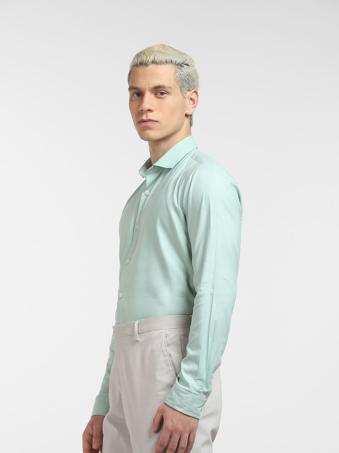 Green Full Sleeves Shirt