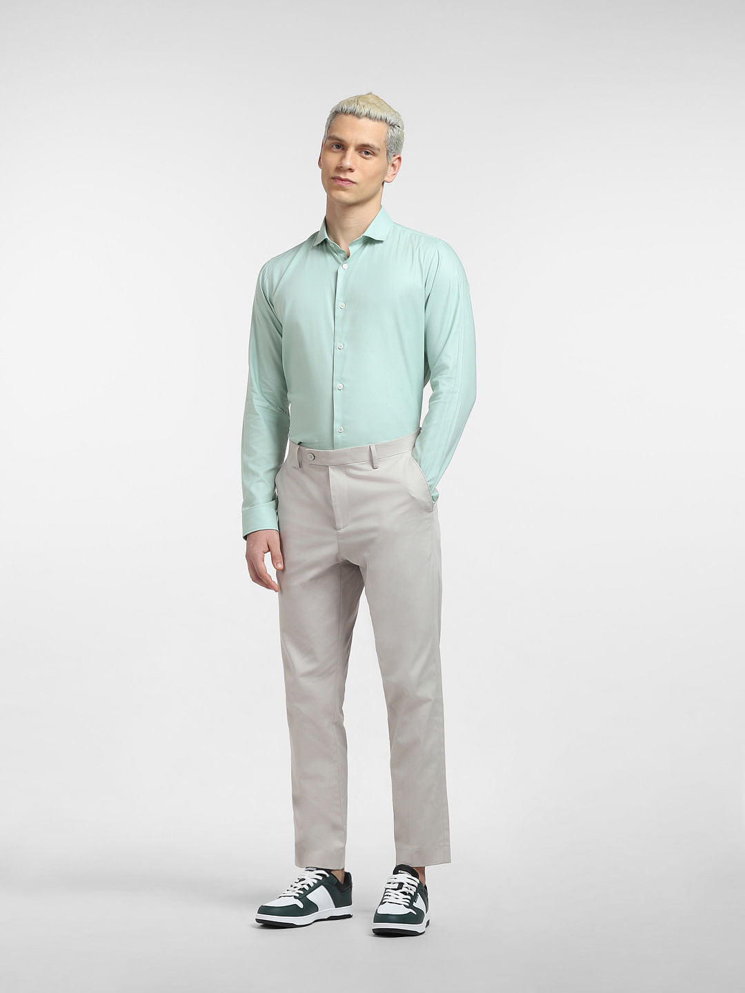 Green Full Sleeves Shirt