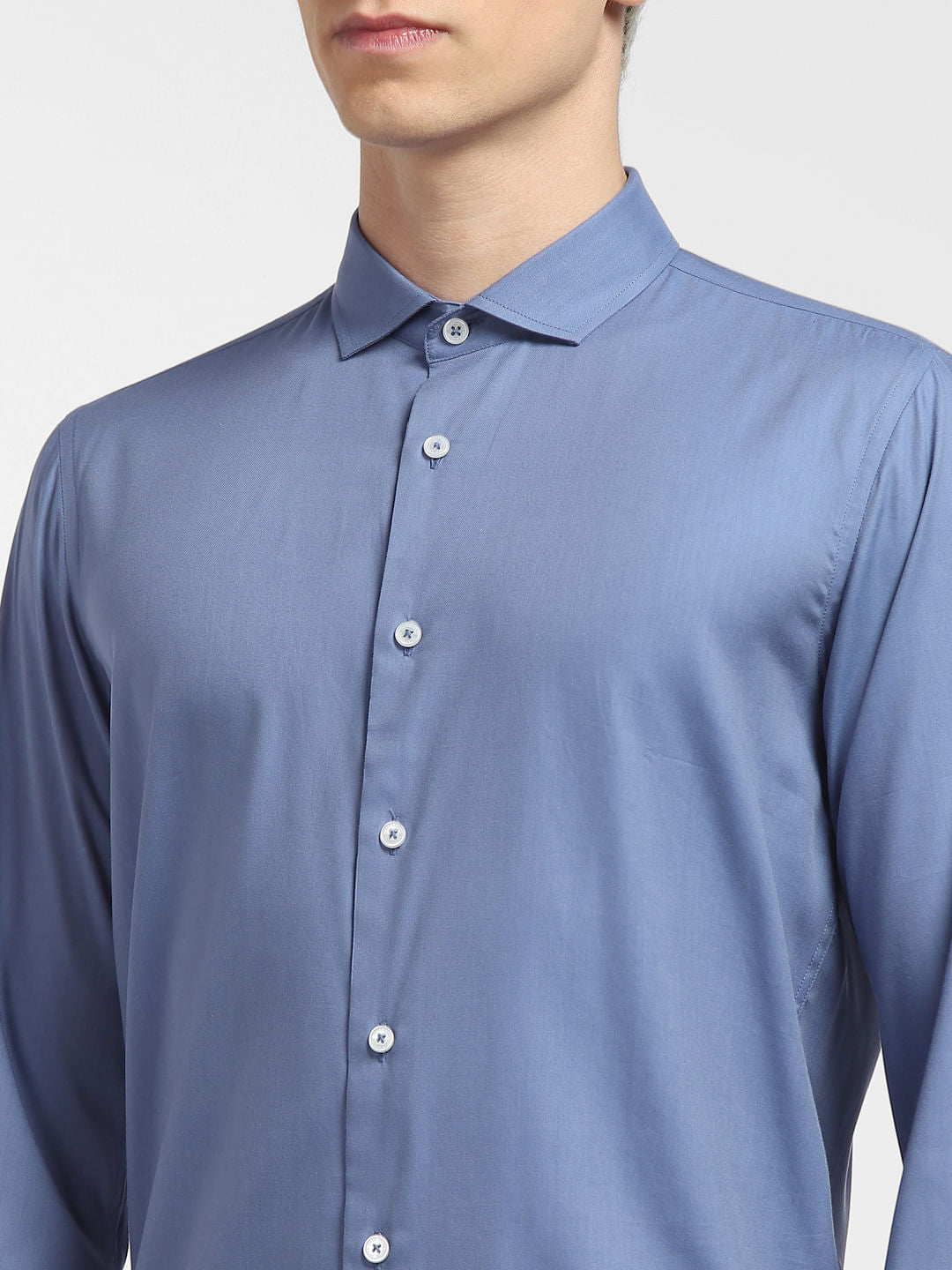 Blue Full Sleeves Shirt