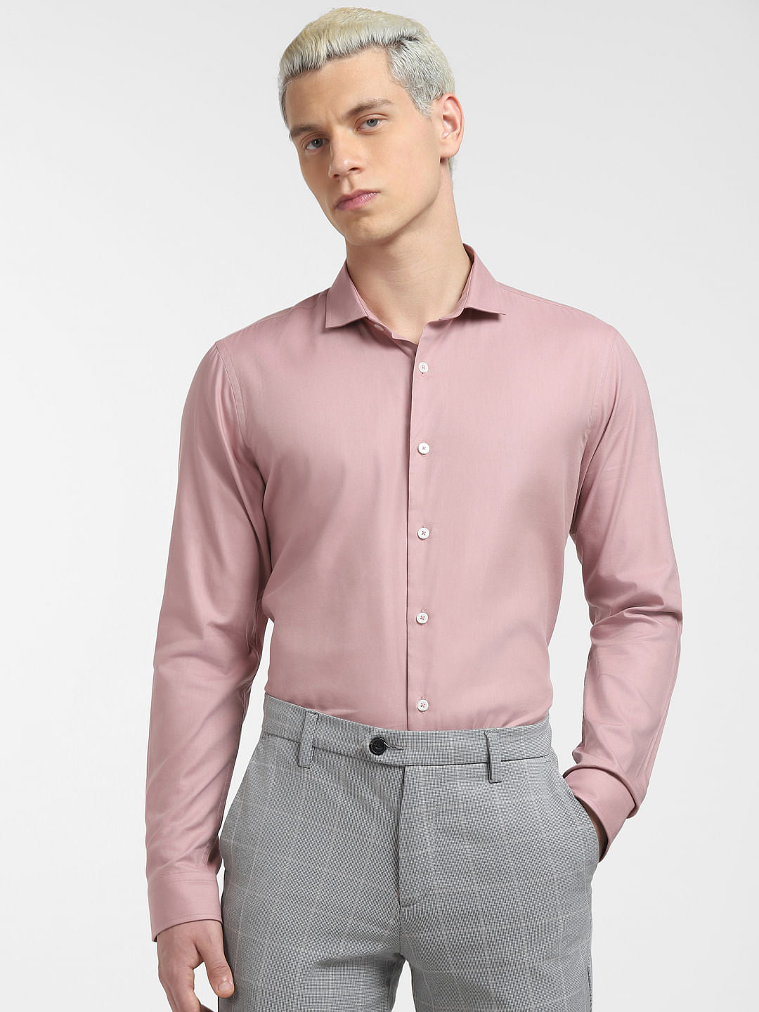 Pink Full Sleeves Shirt