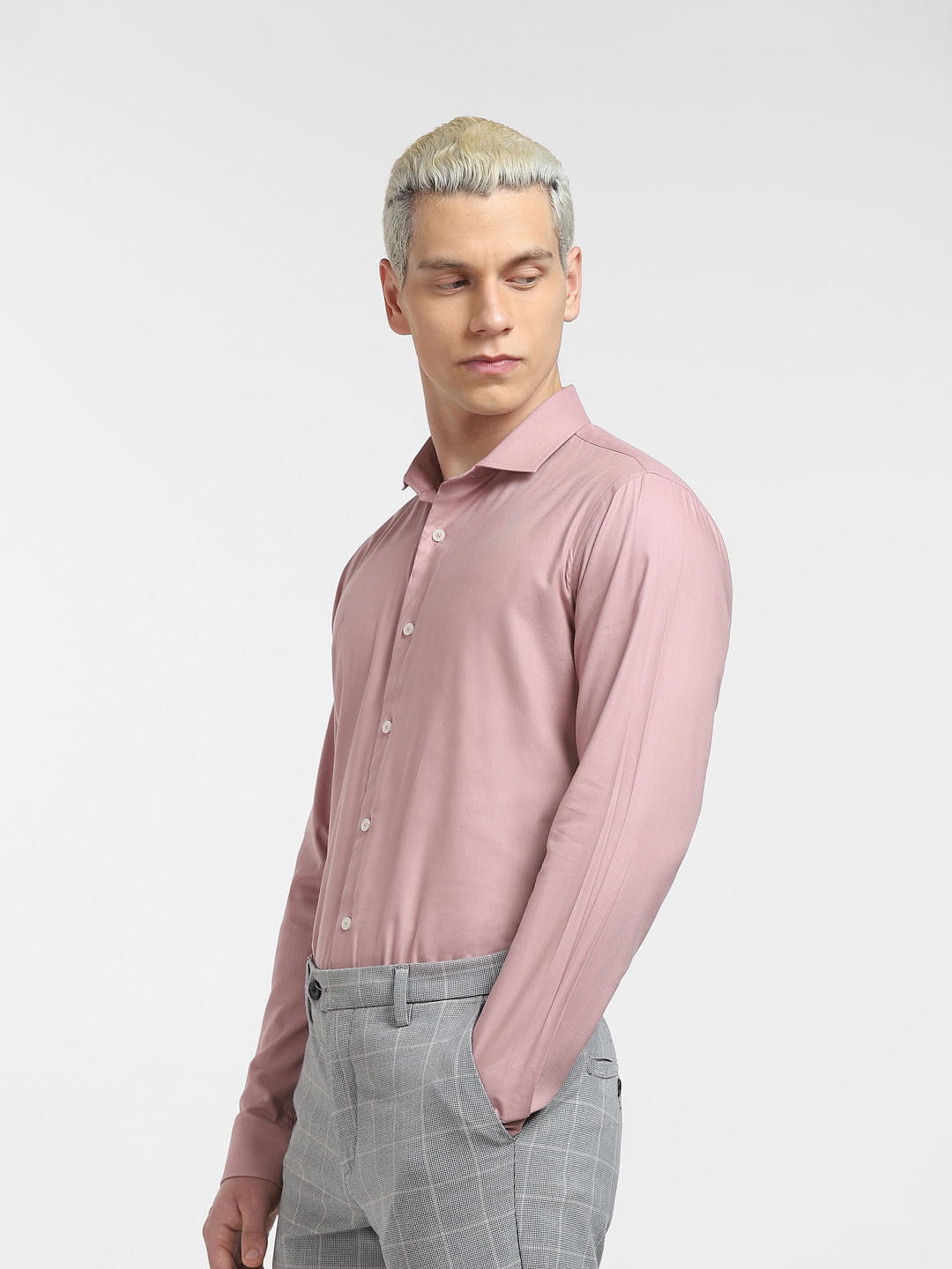 Pink Full Sleeves Shirt