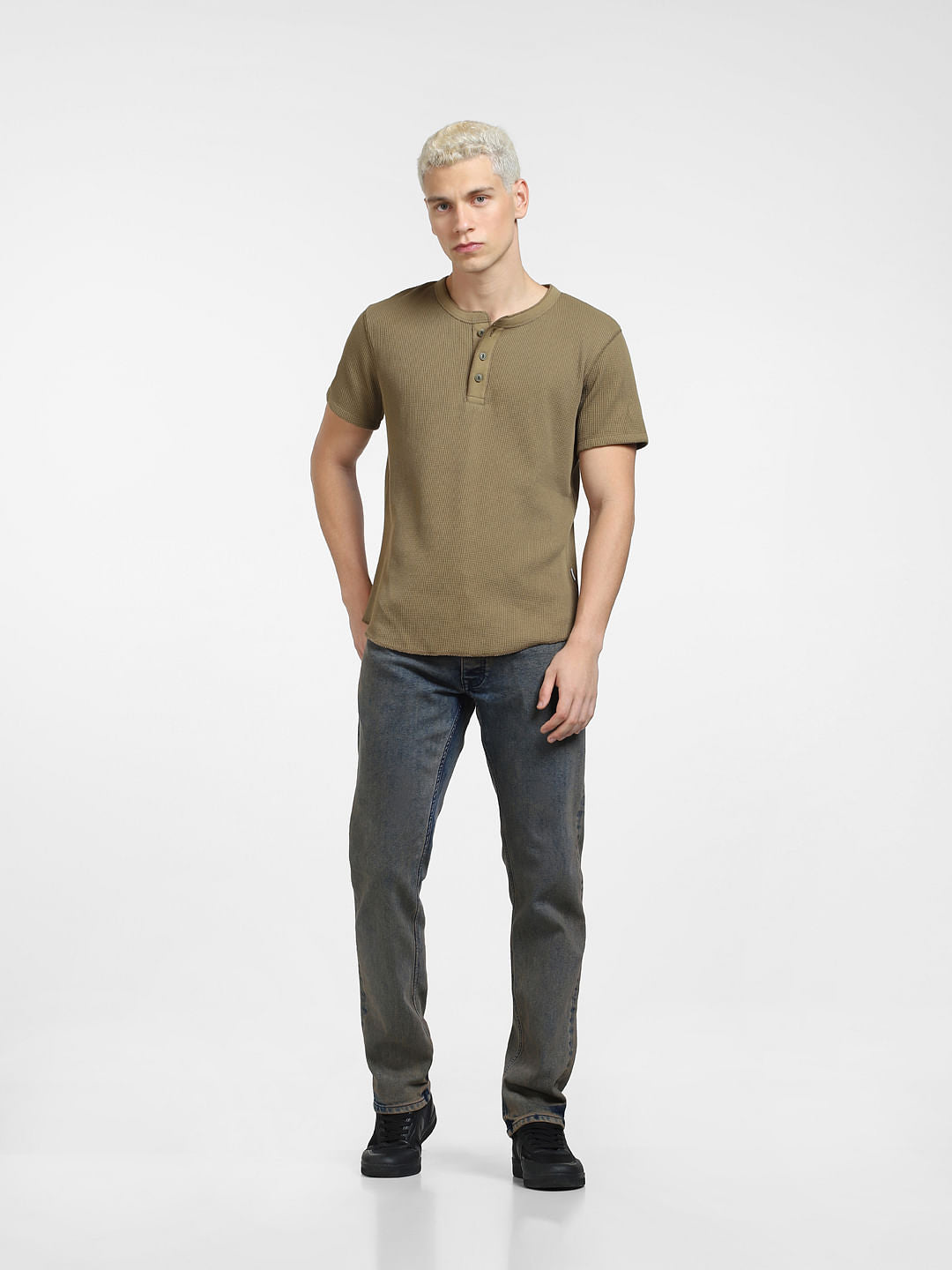 Green Henley T-shirt