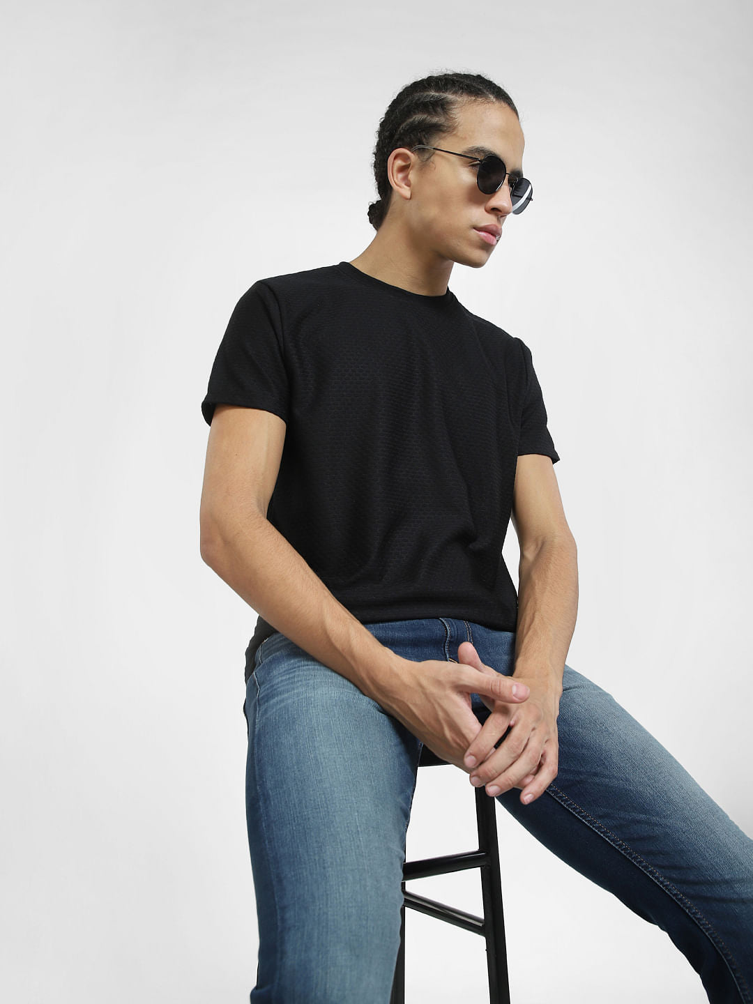 Black Crew Neck T-shirt