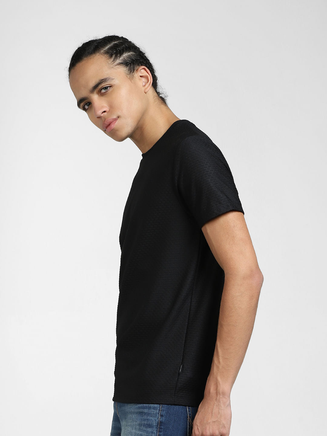 Black Crew Neck T-shirt