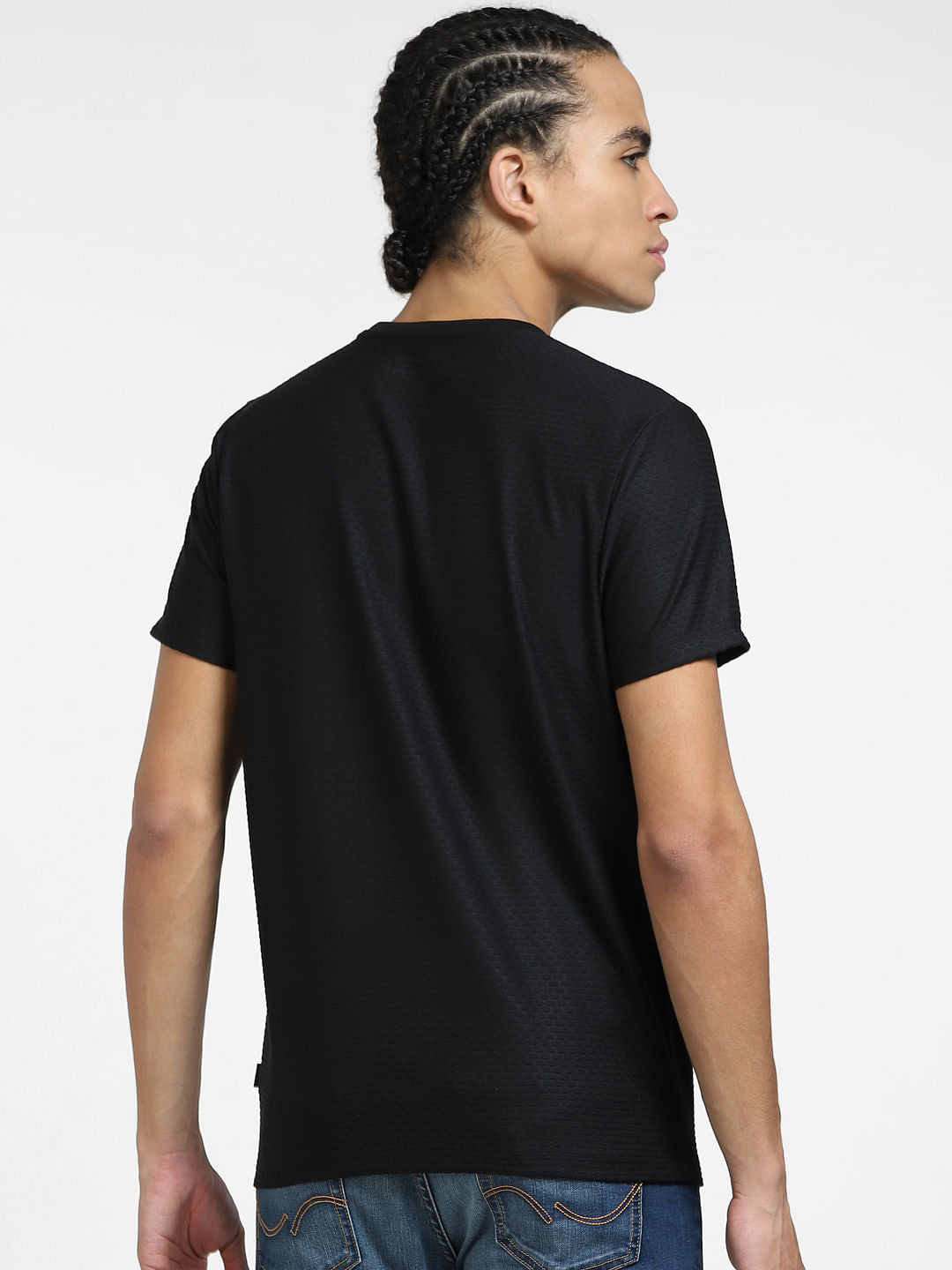 Black Crew Neck T-shirt