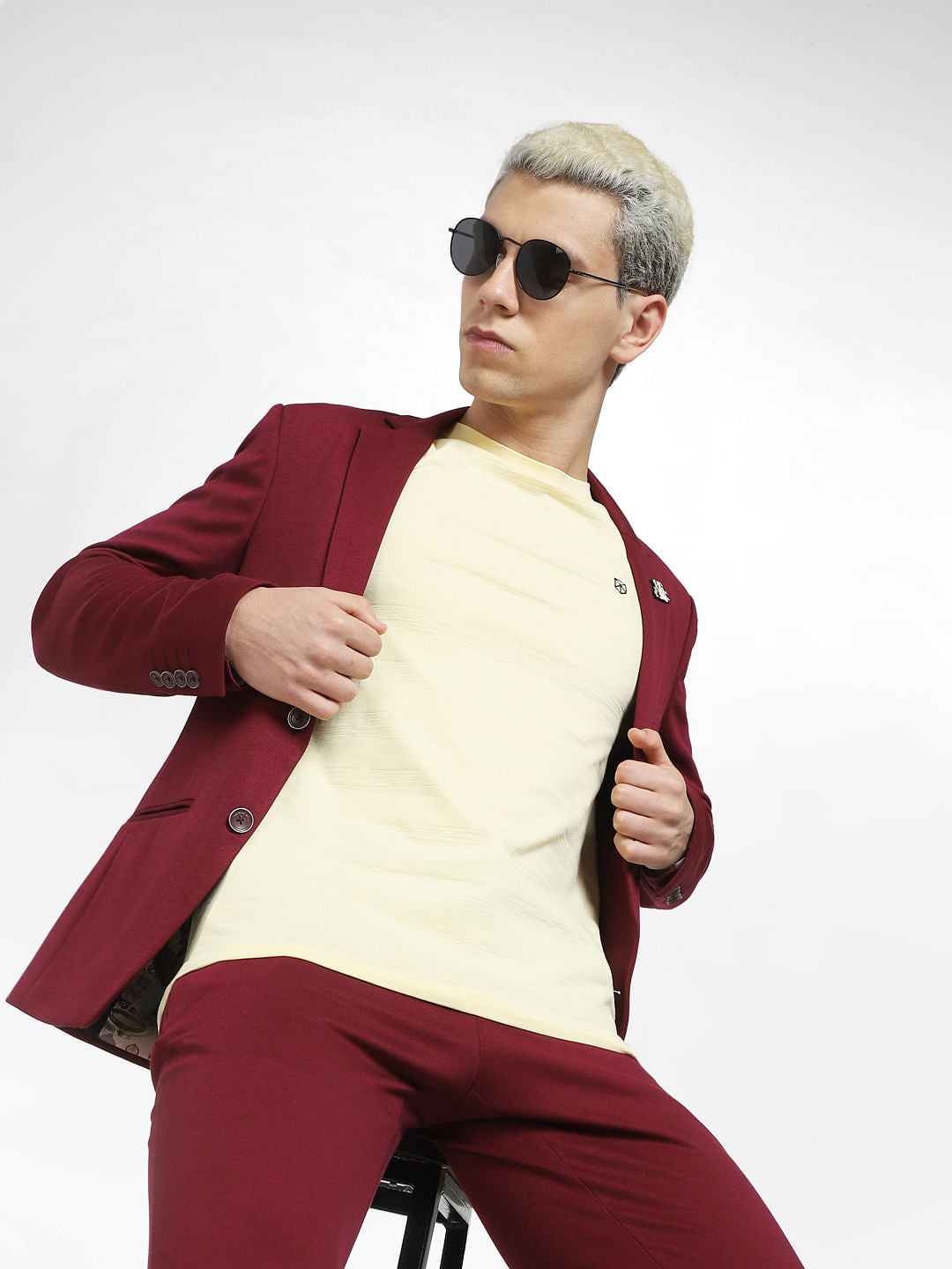 Yellow Crew Neck T-shirt