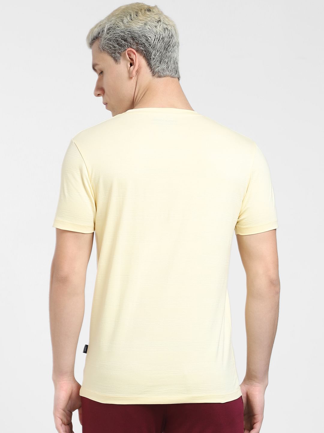 Yellow Crew Neck T-shirt