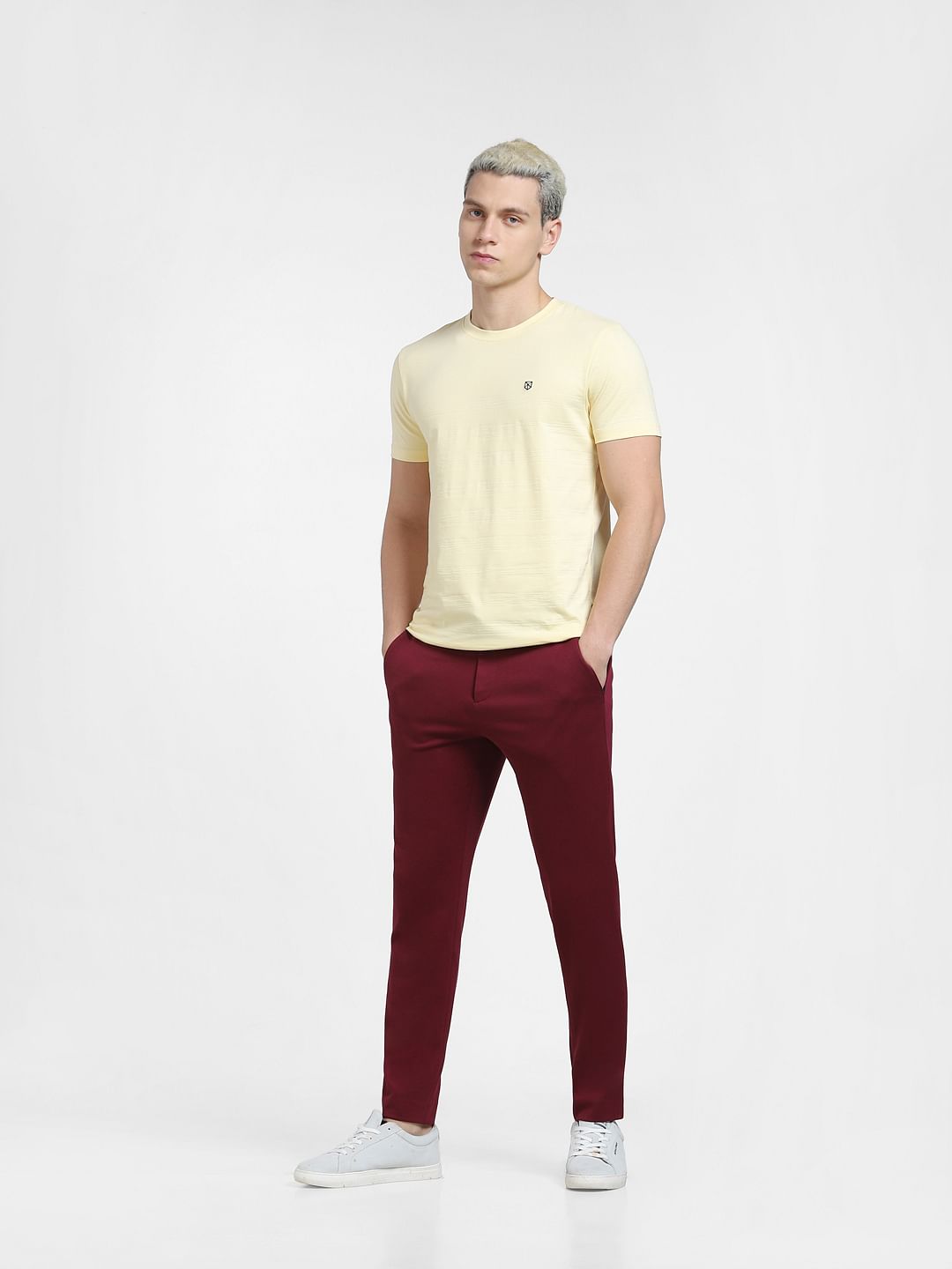 Yellow Crew Neck T-shirt