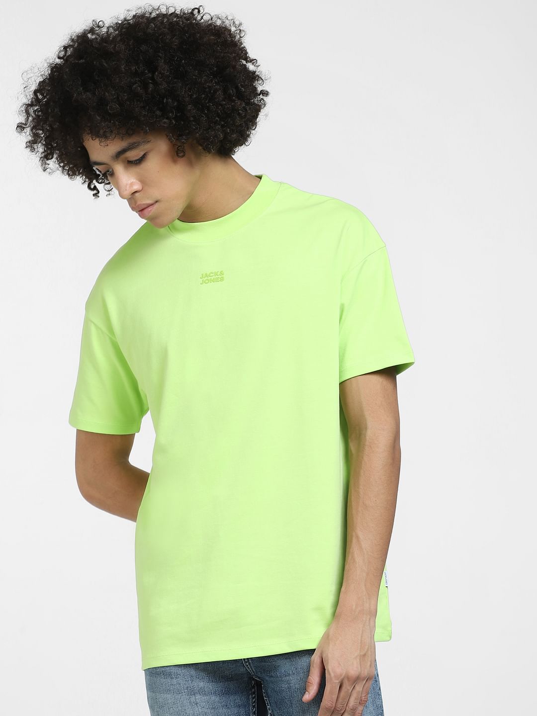 Lime Green Crew Neck T-shirt