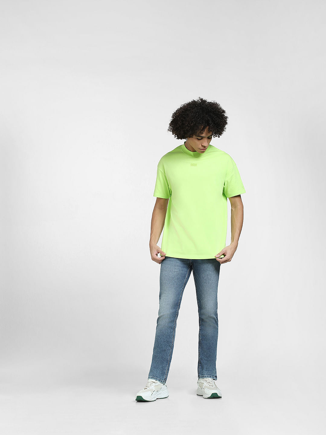 Lime Green Crew Neck T-shirt