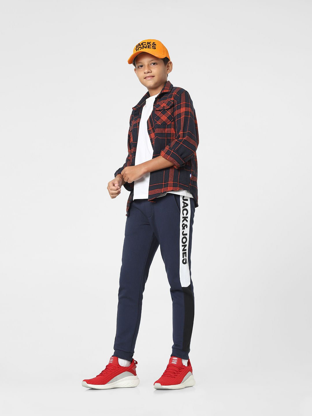 Navy Blue Mid Rise Sweatpants - 4/5Y