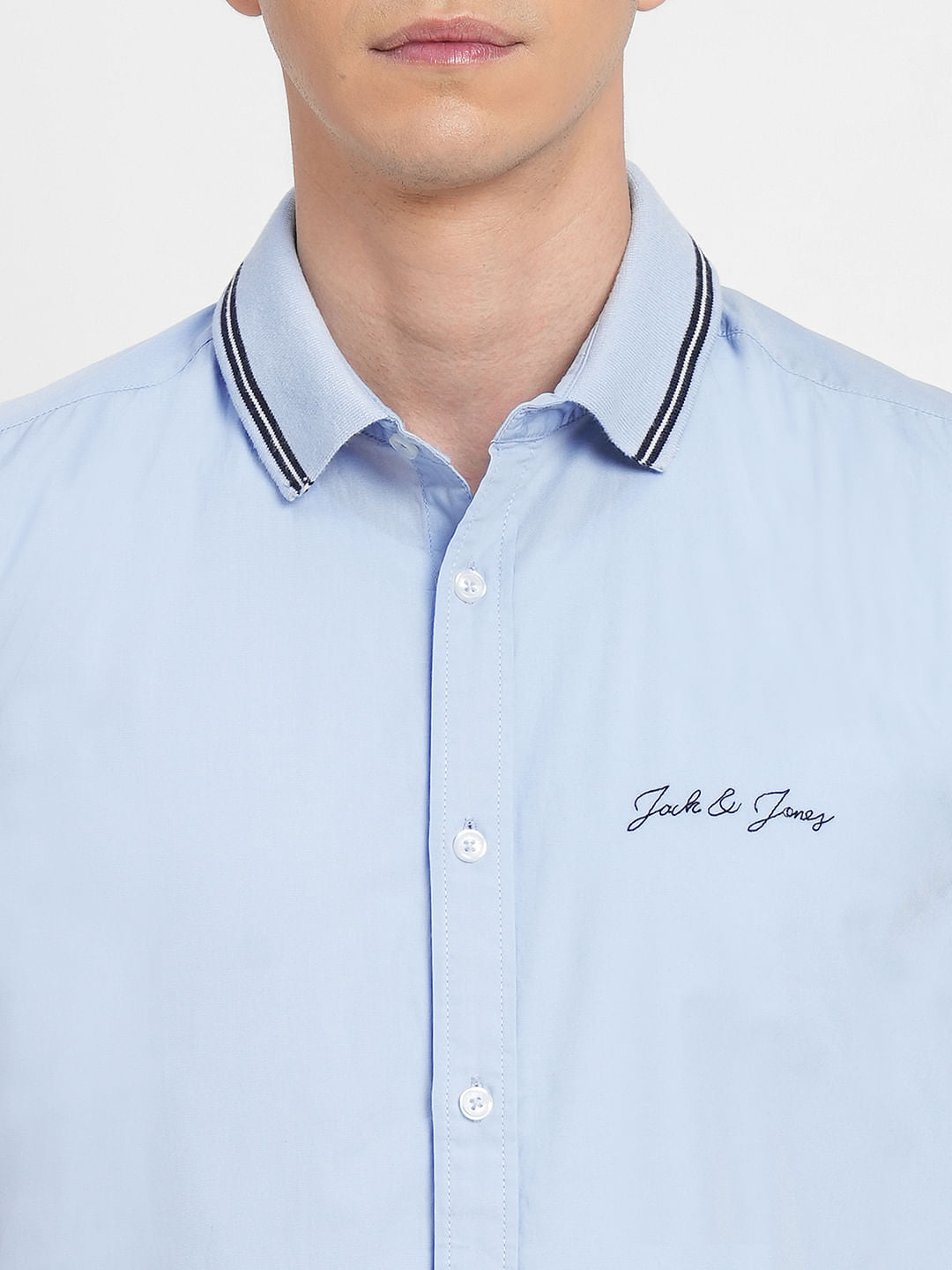 Blue Short Sleeves Shirt
