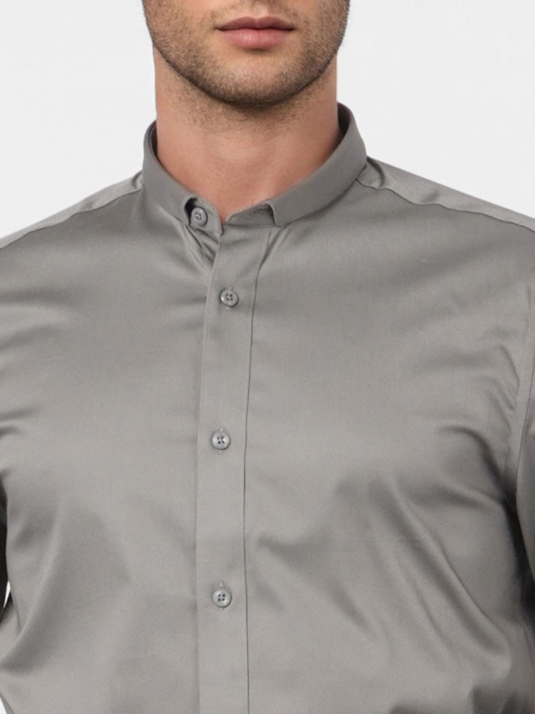 Dark Grey Full Sleeves Shirt