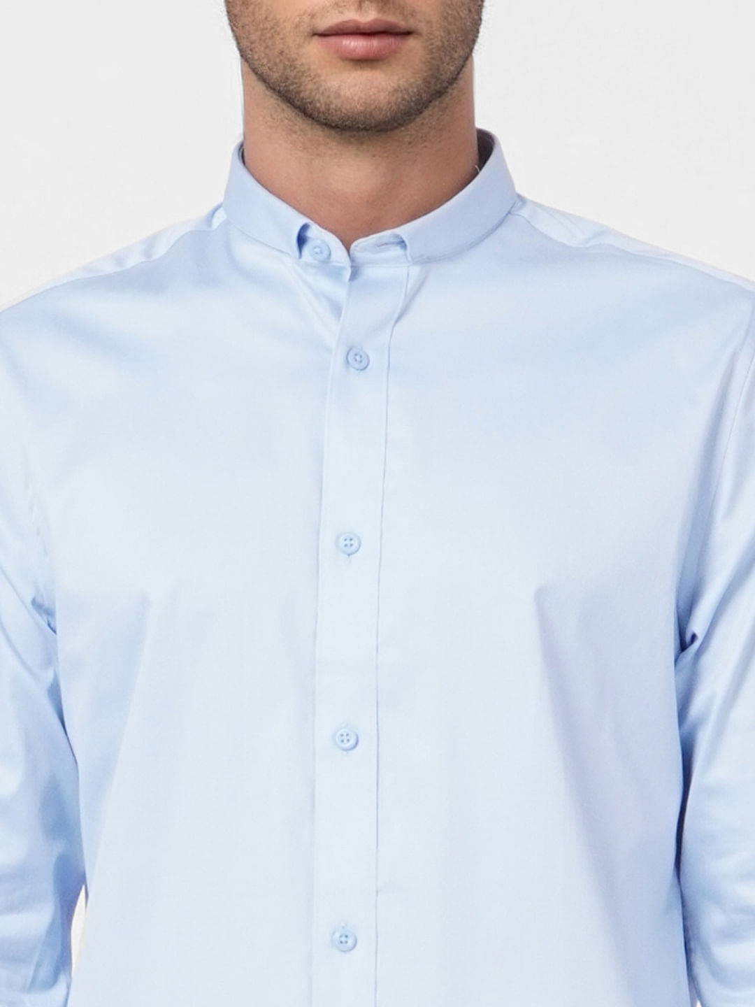 Light Blue Full Sleeves Shirt