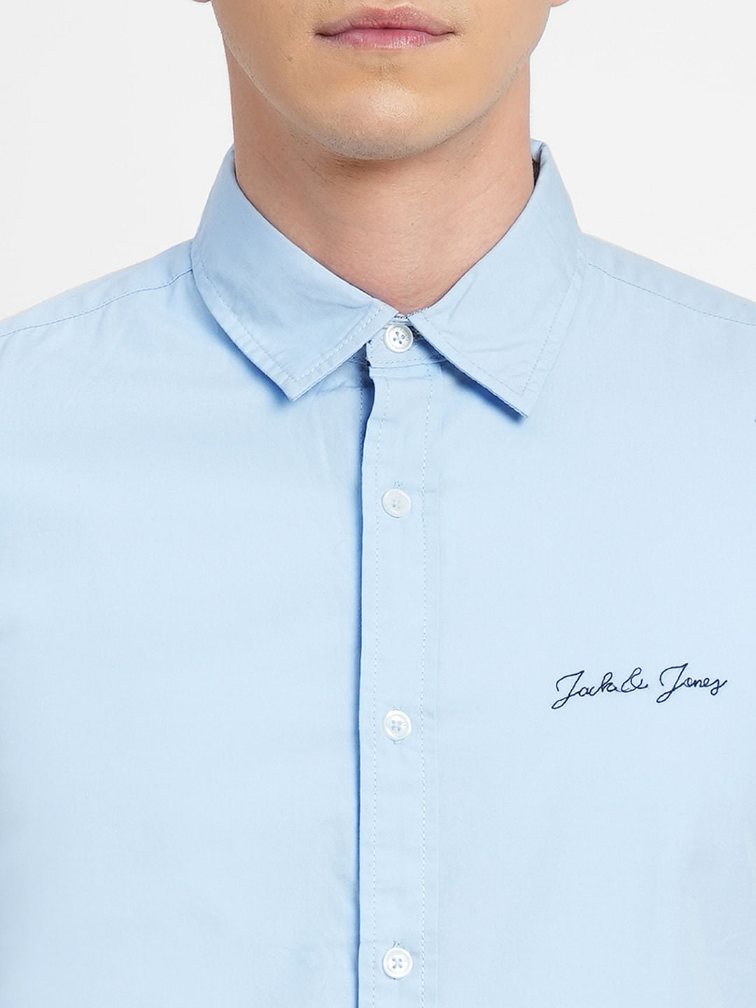 Blue Short Sleeves Shirt