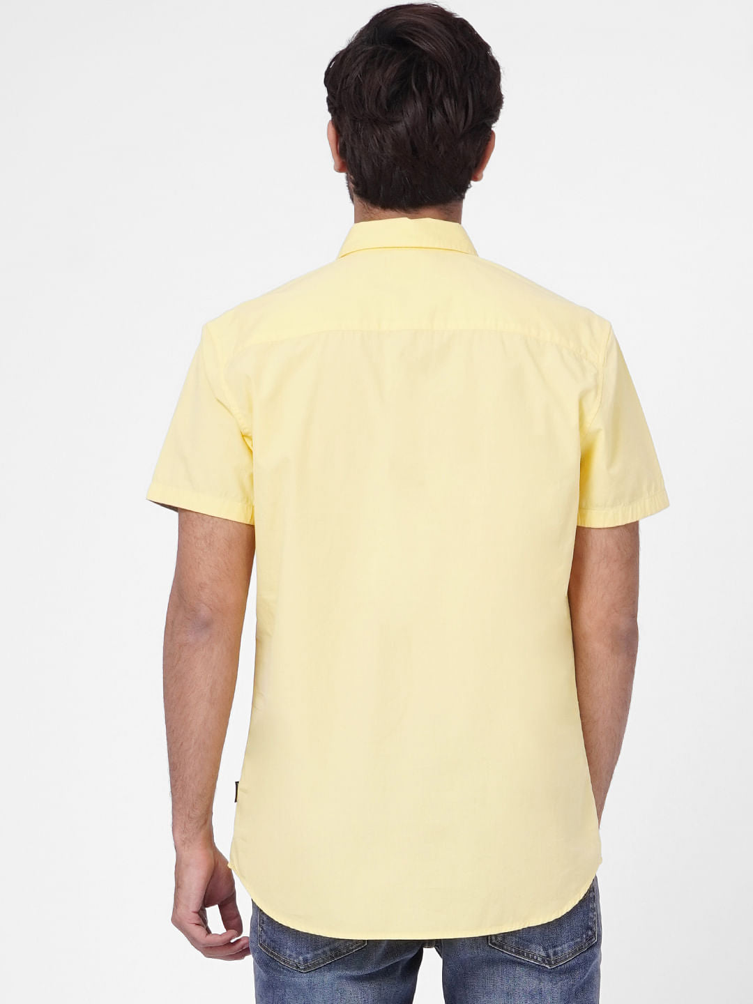 Yellow Short Sleeves Shirt