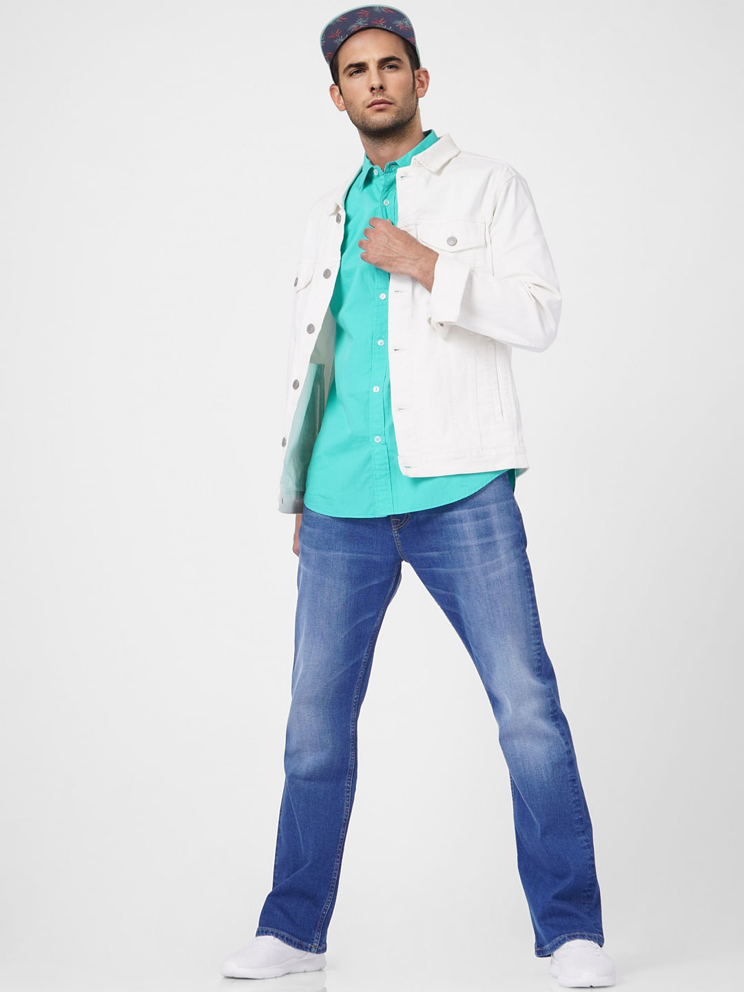 Mint Green Short Sleeves Shirt - S