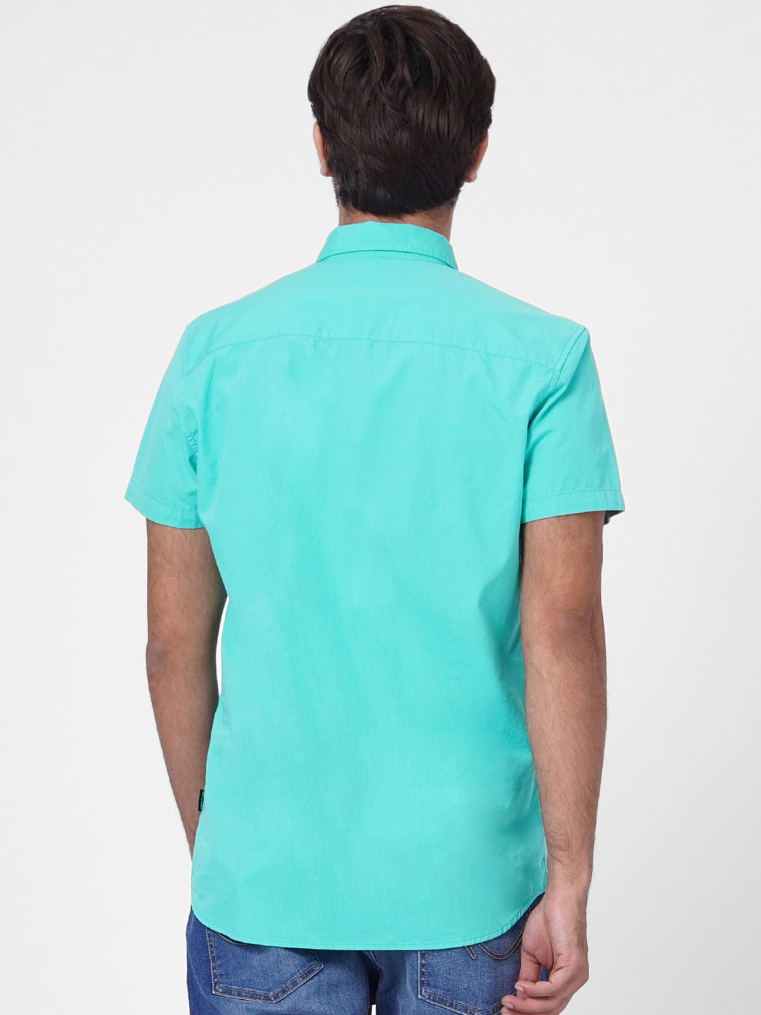 Mint Green Short Sleeves Shirt