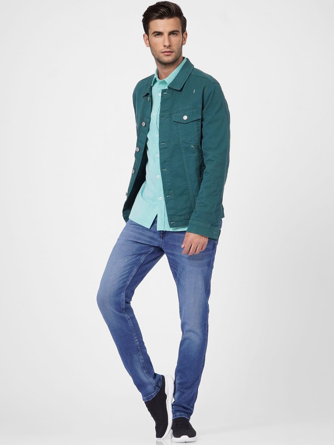 Green Short Sleeves Shirt - S