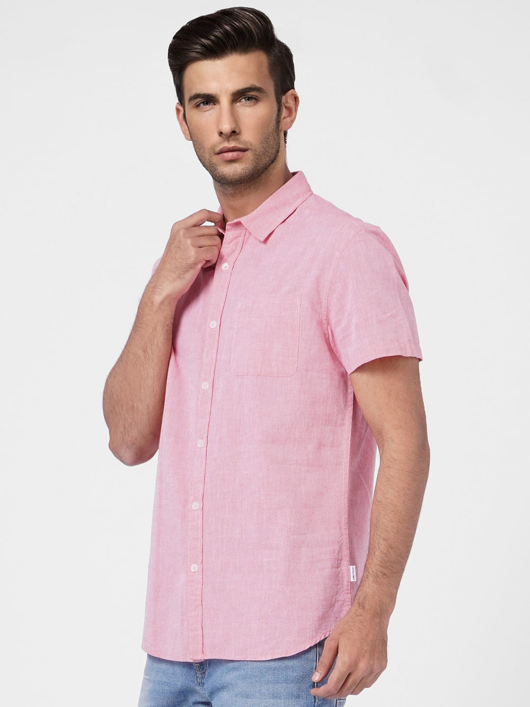 Pink Short Sleeves Shirt