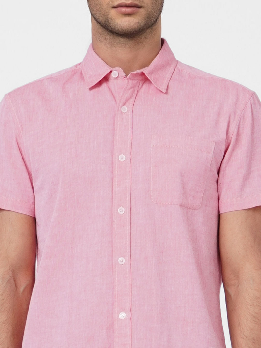 Pink Short Sleeves Shirt