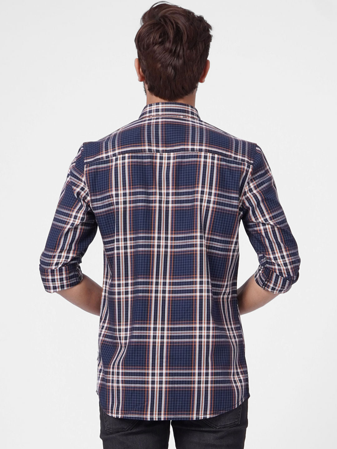 Green Check Full Sleeves Shirt
