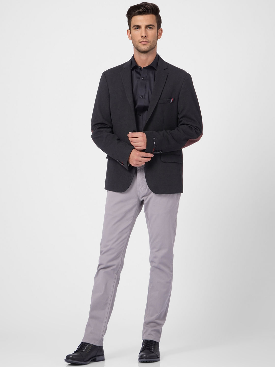 Black Full Sleeves Shirt - S