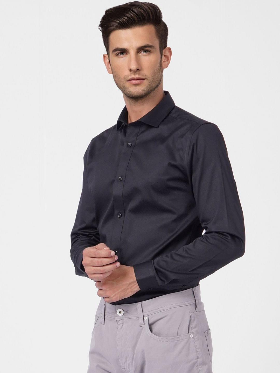 Black Full Sleeves Shirt