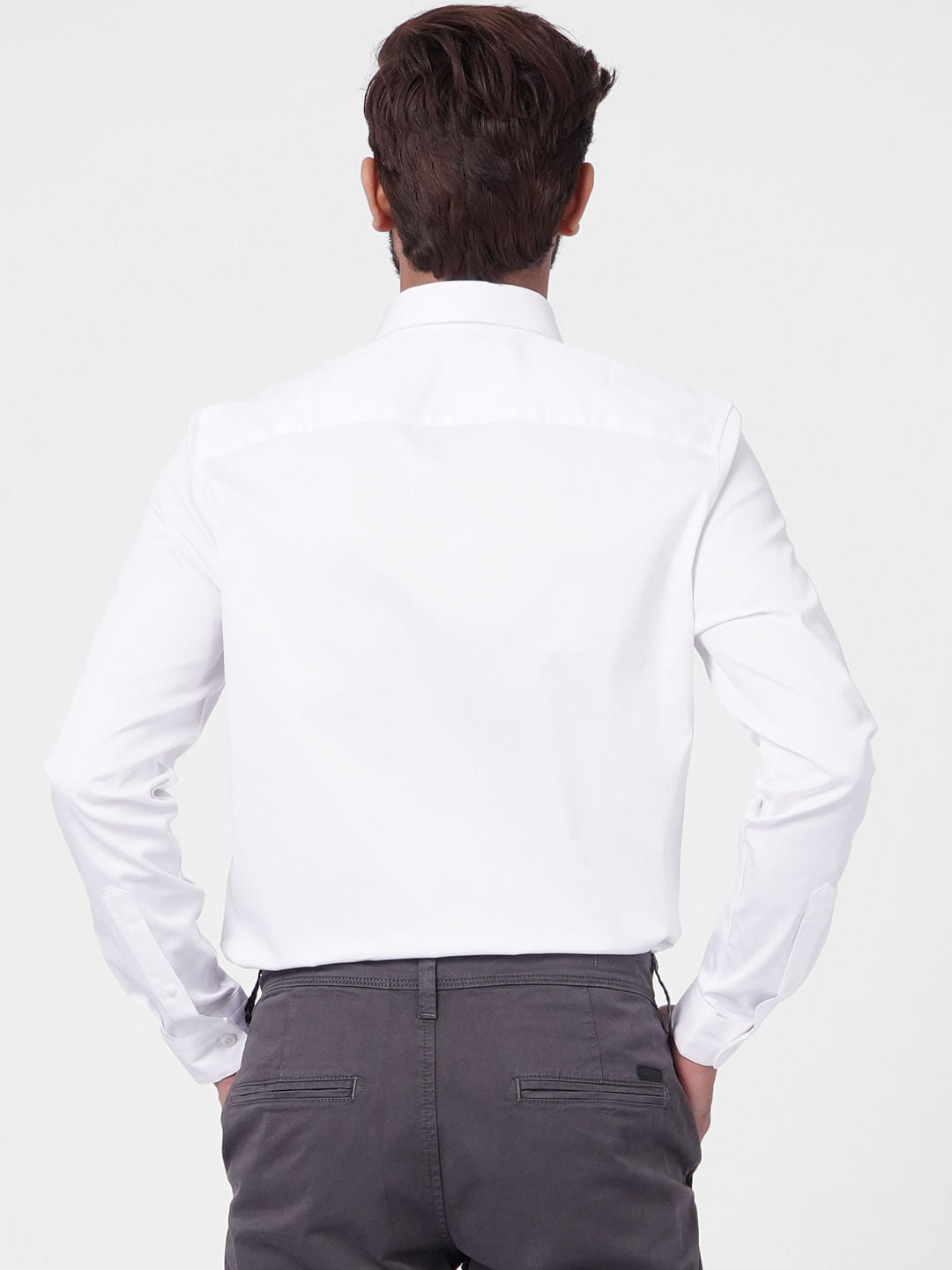 White Full Sleeves Shirt