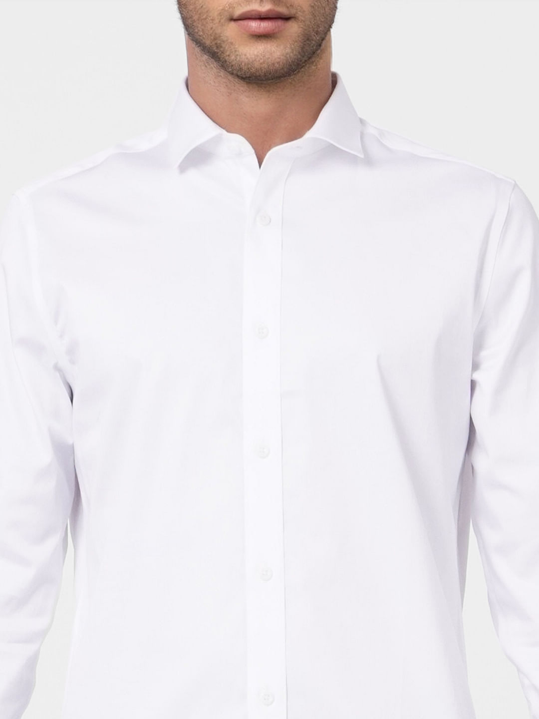 White Full Sleeves Shirt