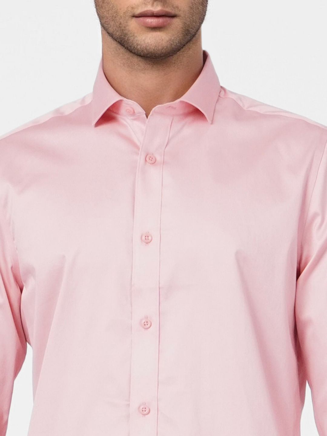Light Pink Full Sleeves Shirt