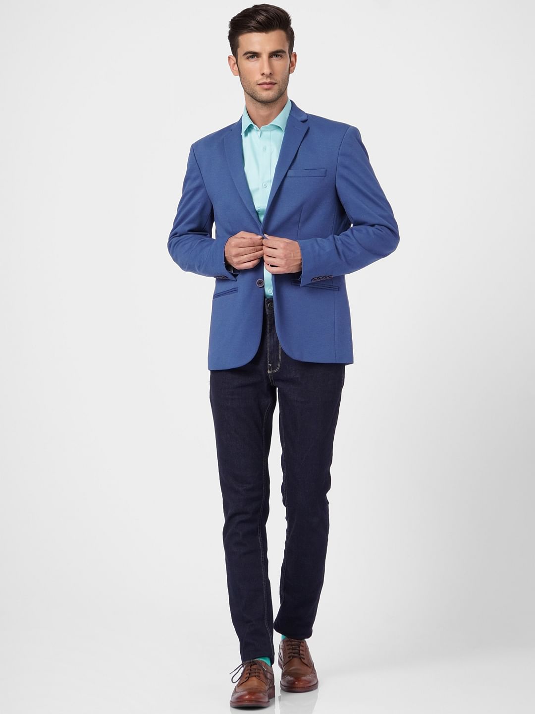 Light Blue Full Sleeves Shirt