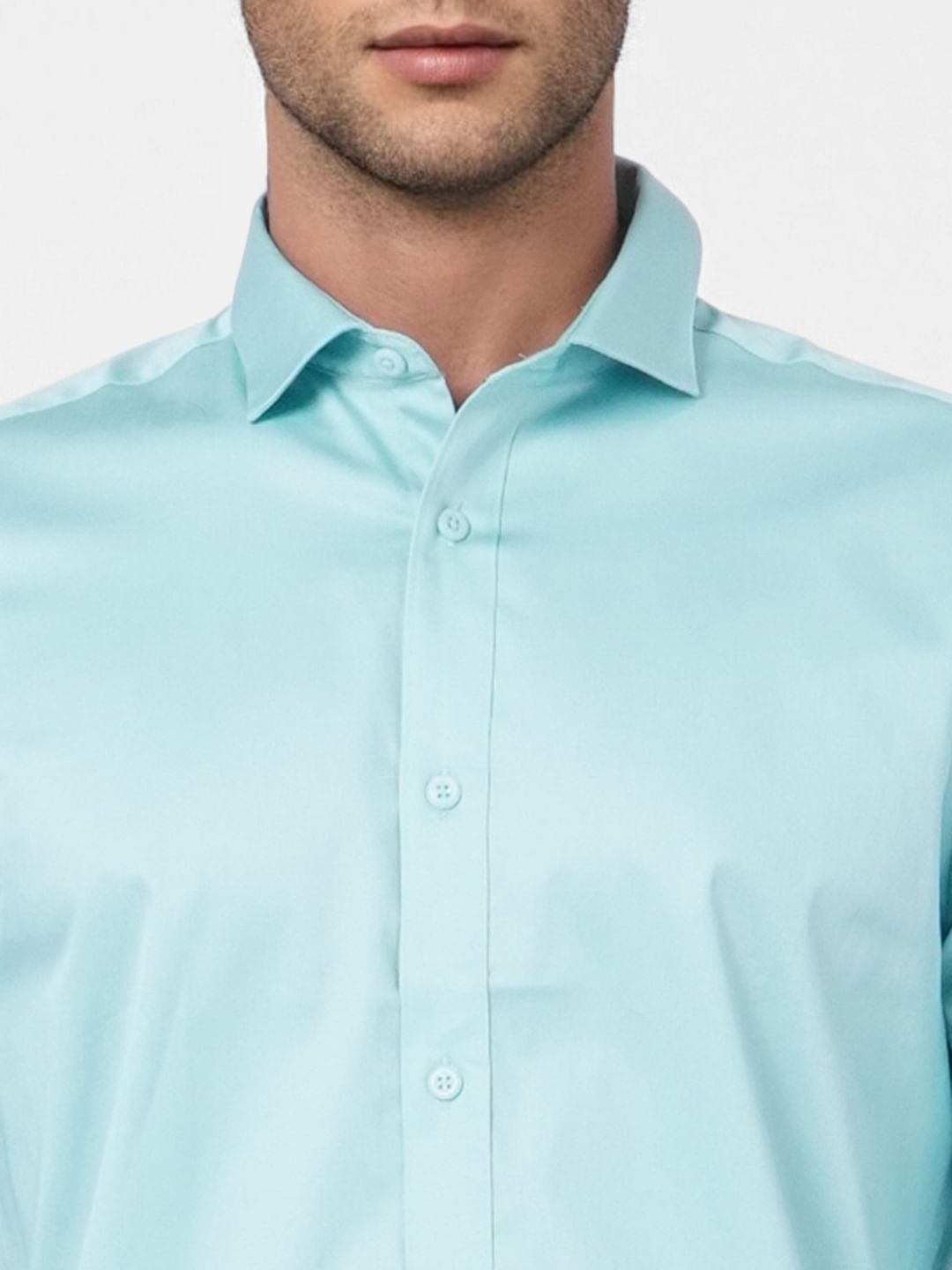 Light Blue Full Sleeves Shirt