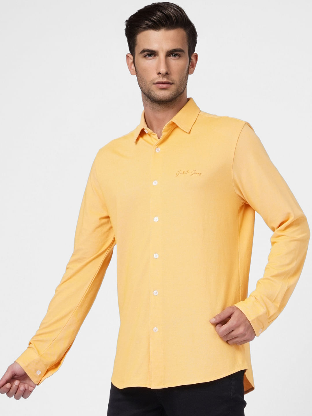Yellow Full Sleeves Shirt