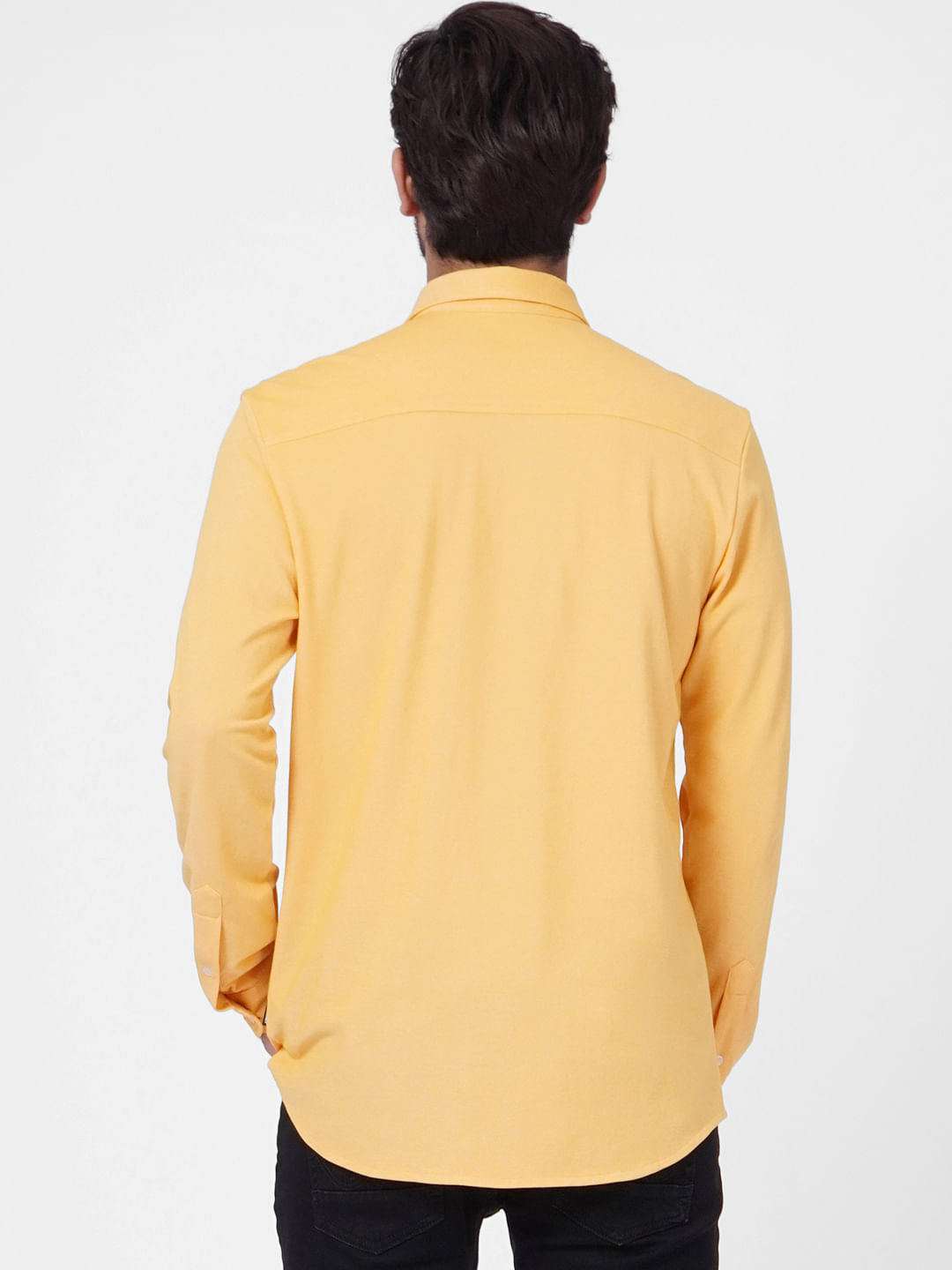 Yellow Full Sleeves Shirt