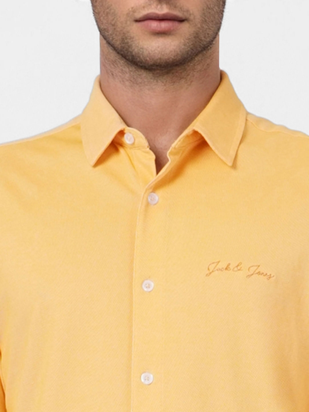 Yellow Full Sleeves Shirt