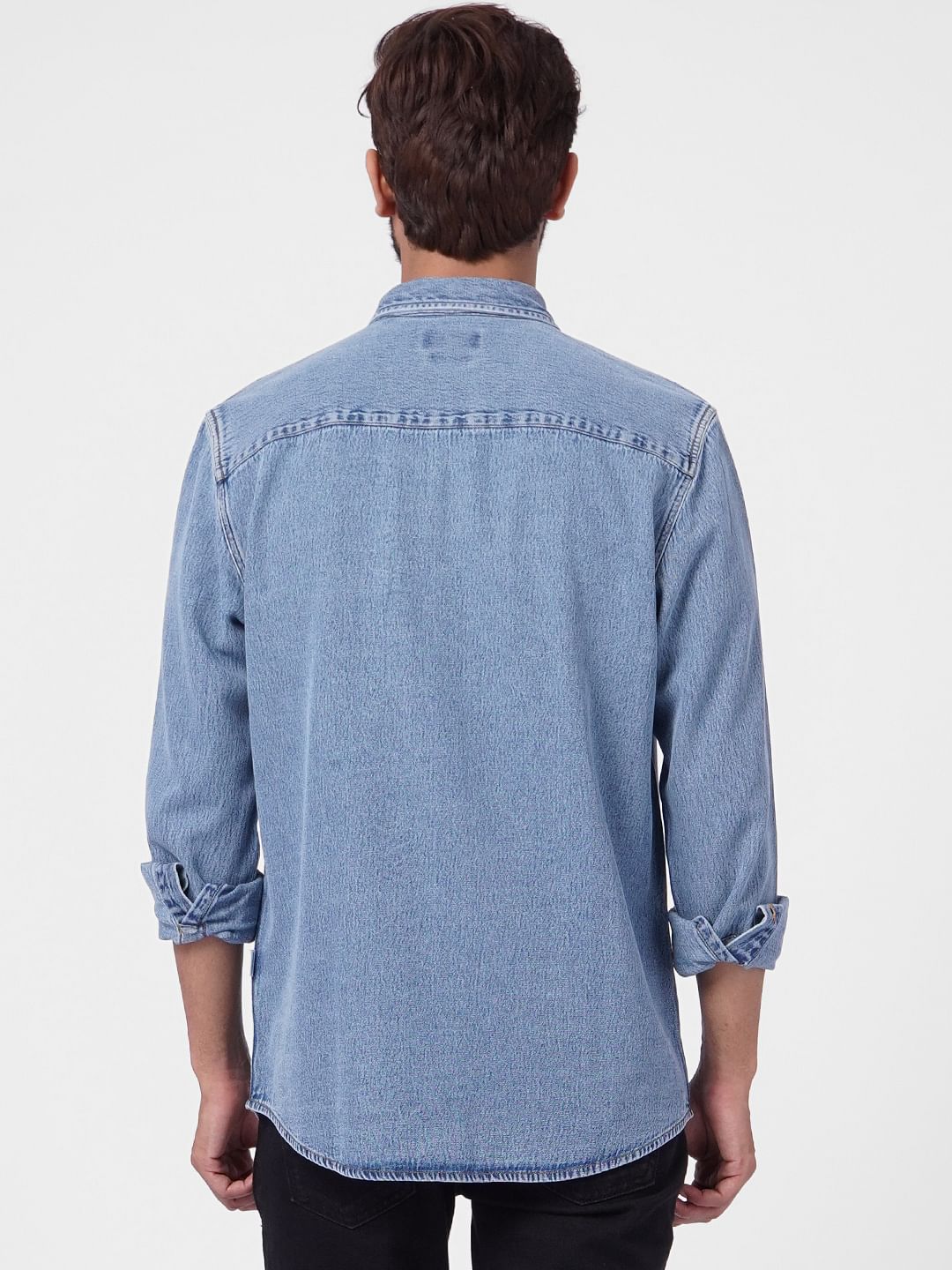 Blue Denim Full Sleeves Shirt